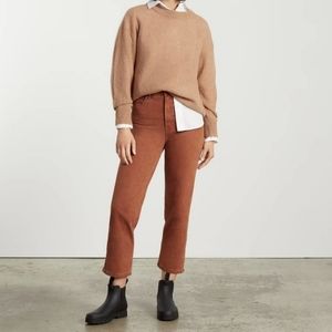 Everlane Women's Straight Leg Jeans in Rust